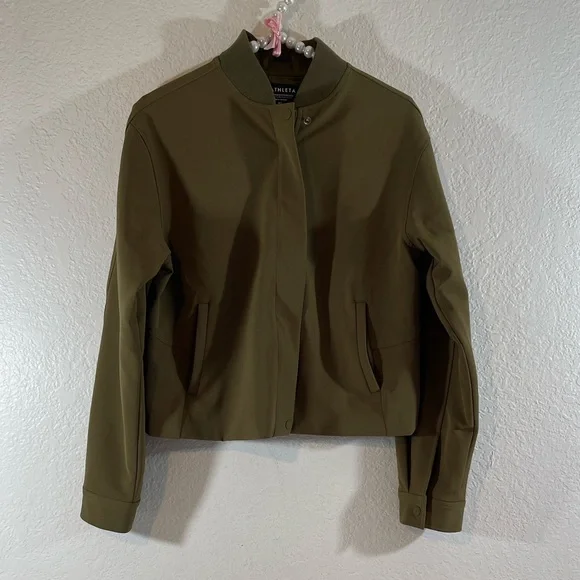 ATHLETA Endless Bomber Jacket Women's Size XS - Picture 2 of 11